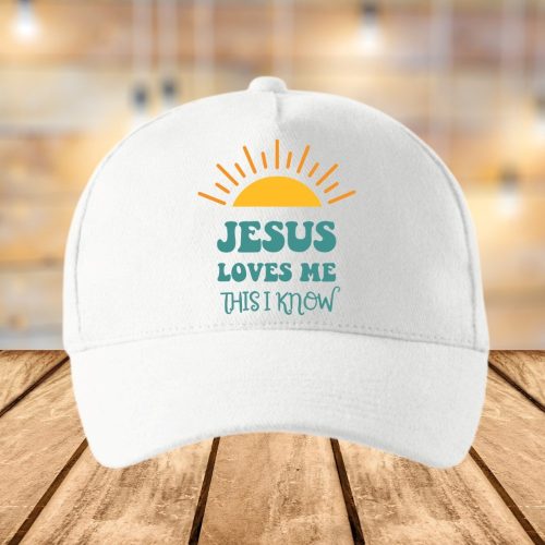 Jesus loves me - Gyerek baseball sapka